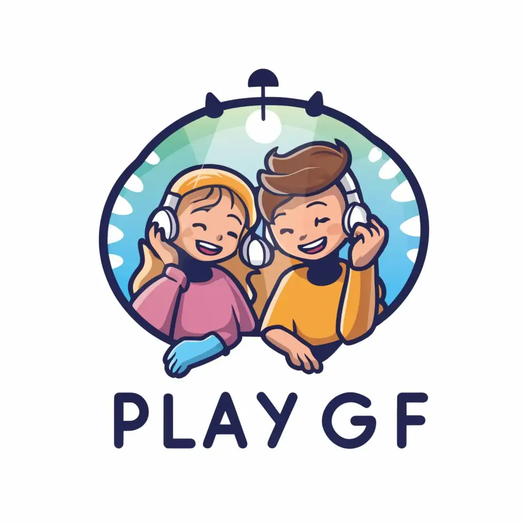 LOGO-Design-for-PlayGF-Engaging-Chat-Room-for-Girls-Boys-on-Clear-Background