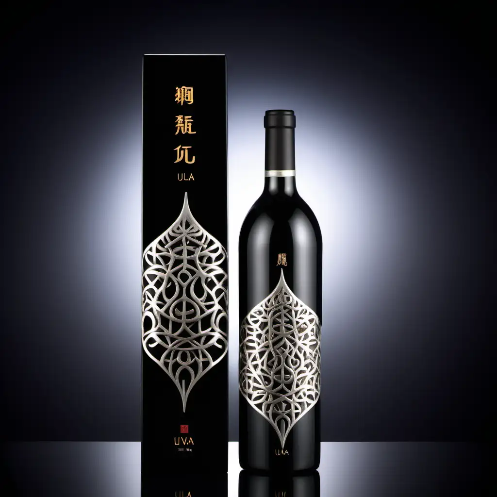 Exquisite Ulva Jiu Chinese Sauce Flavor Wine Bottle Design