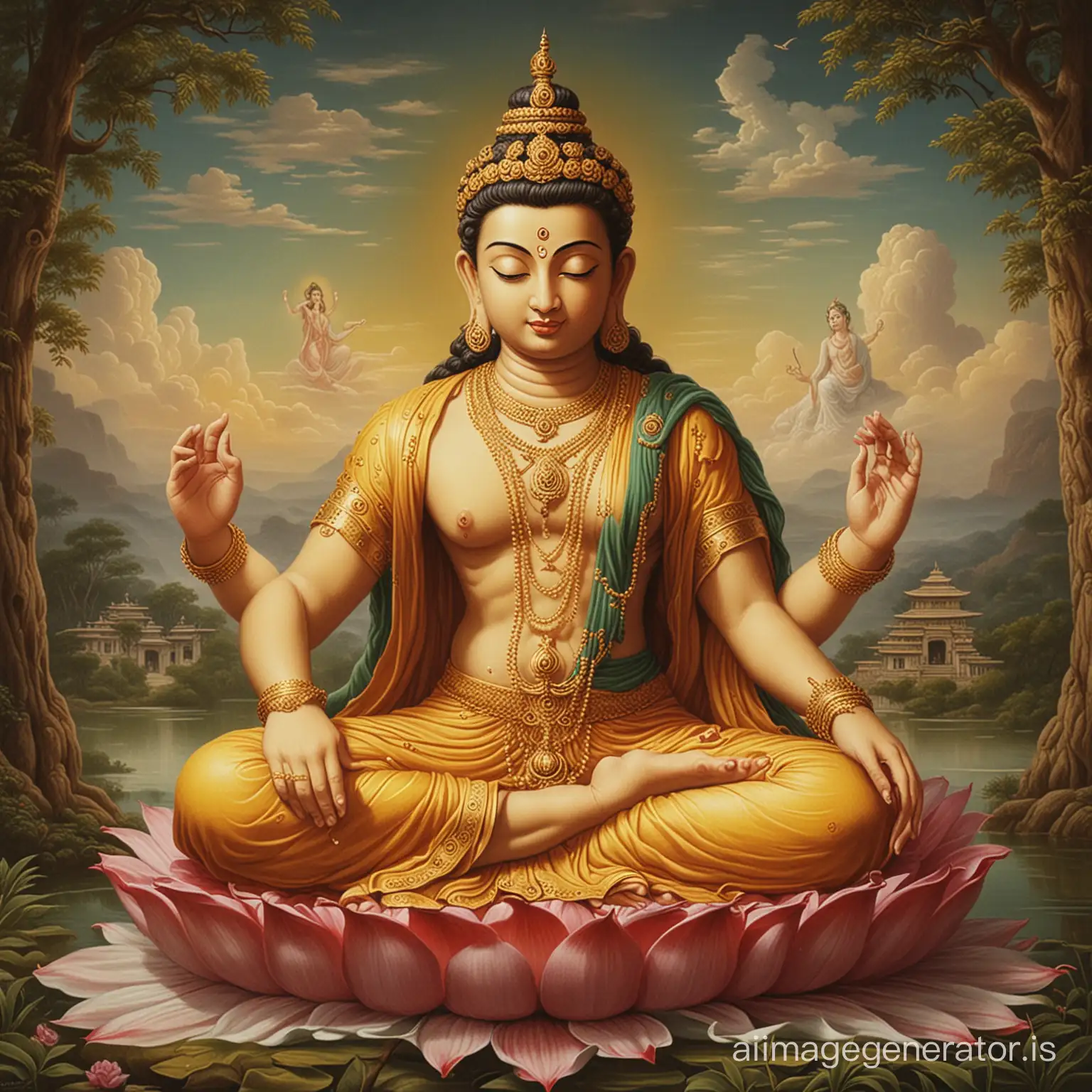 Budhha dev with ma tara