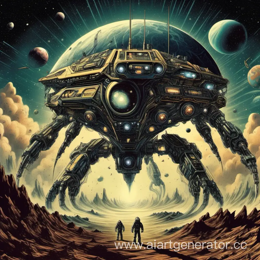 Futuristic-Machines-Commanding-Enigmatic-Space-Creatures