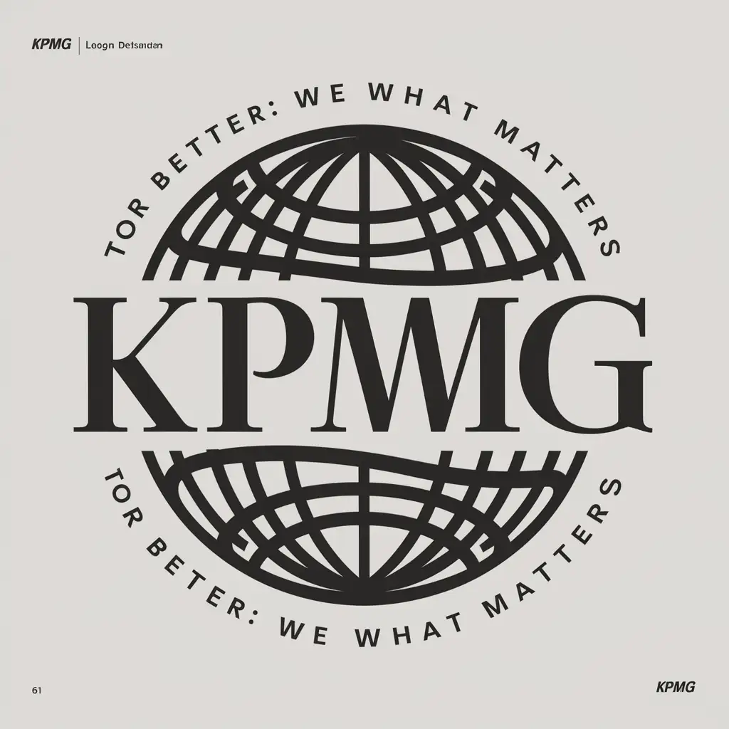 Dynamic KPMG Logo Representing Global Presence and Diverse Services
