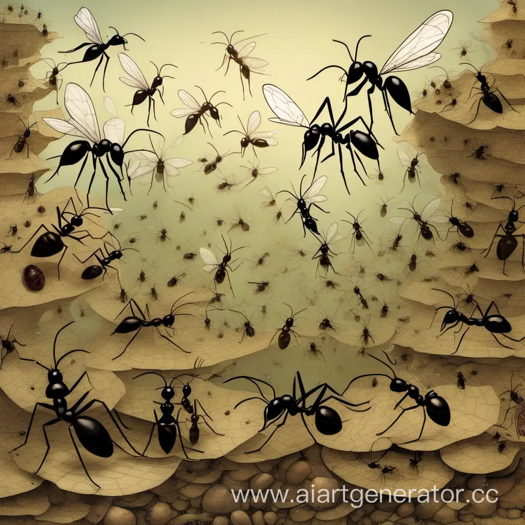 The flight of ant queens