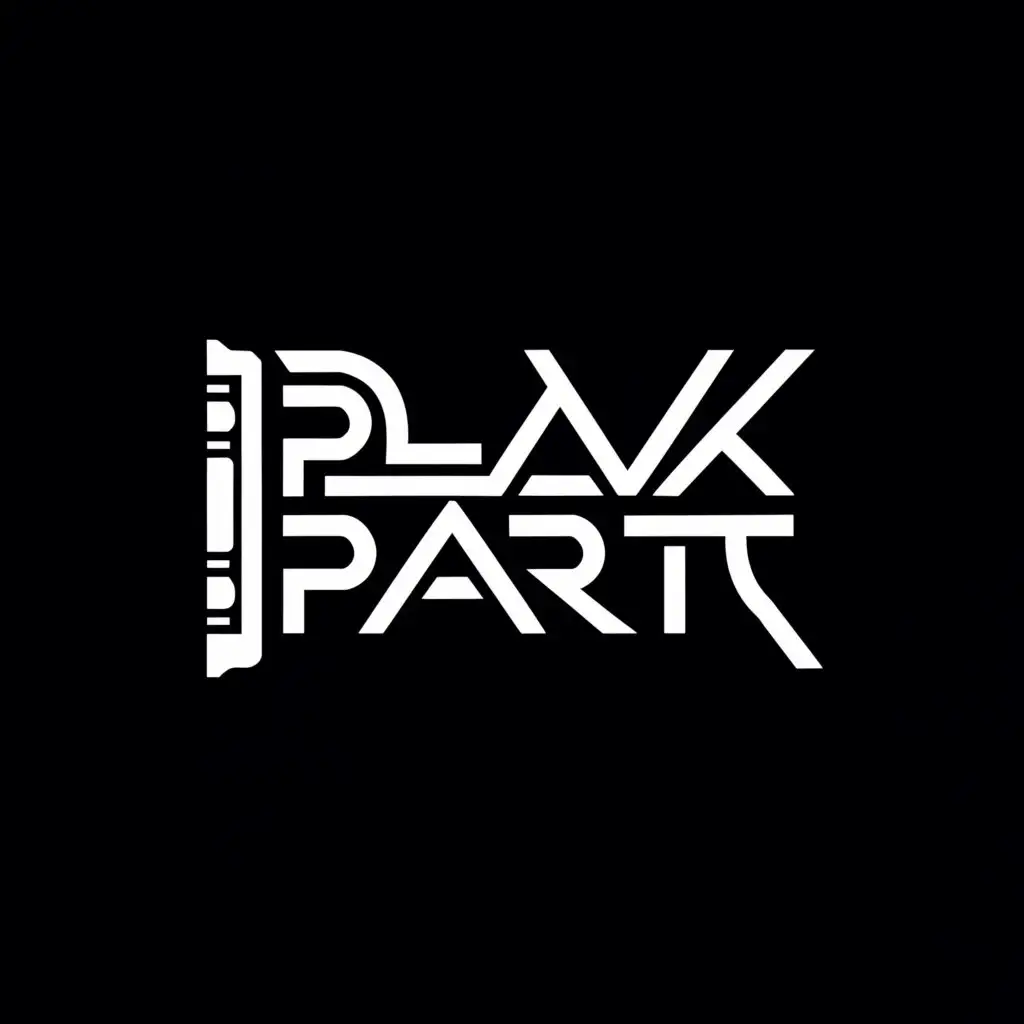 a logo design,with the text "Plak part", main symbol:Automobile part,complex,be used in Automotive industry,clear background