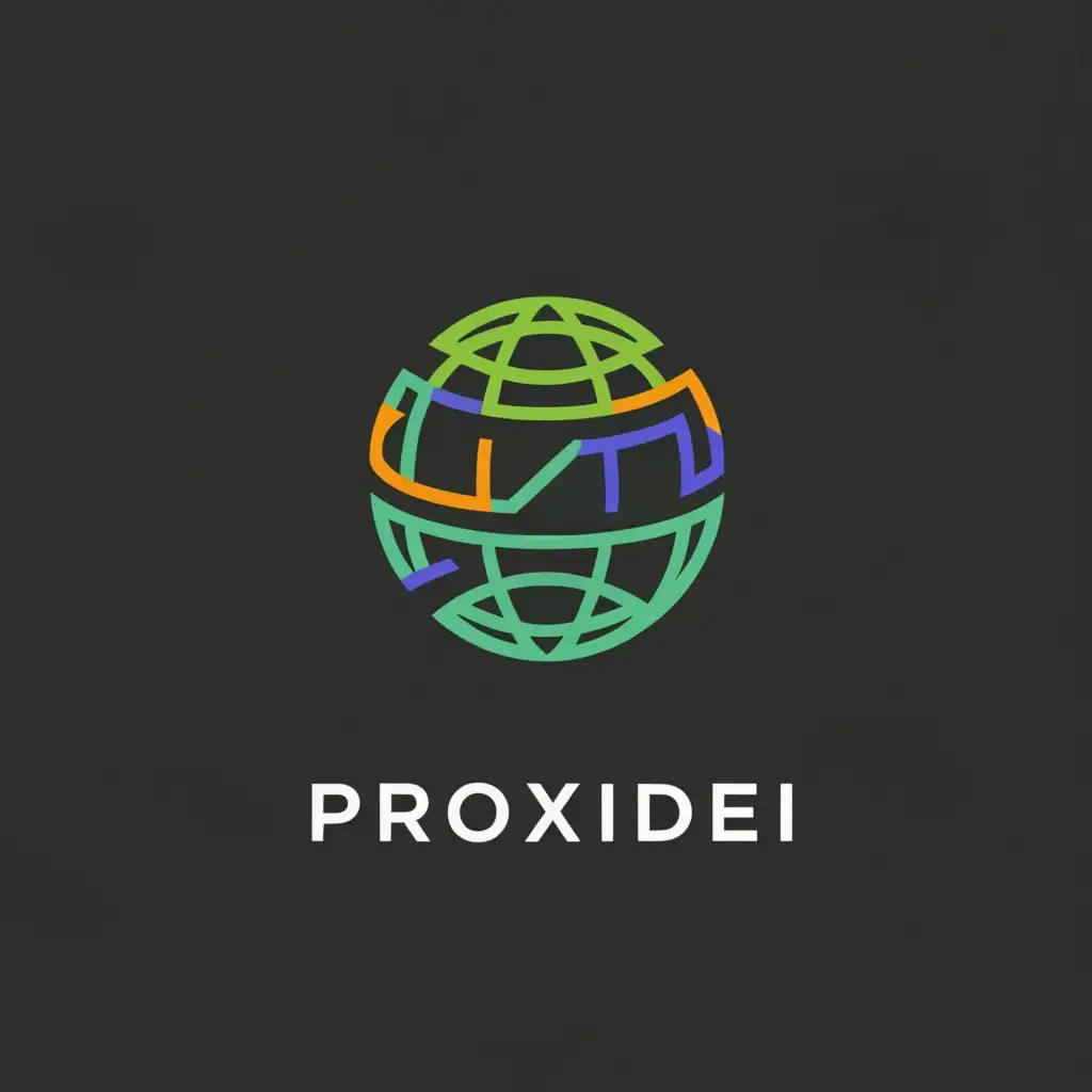 a logo design,with the text "Proxidei", main symbol:online,complex,be used in Internet industry,clear background