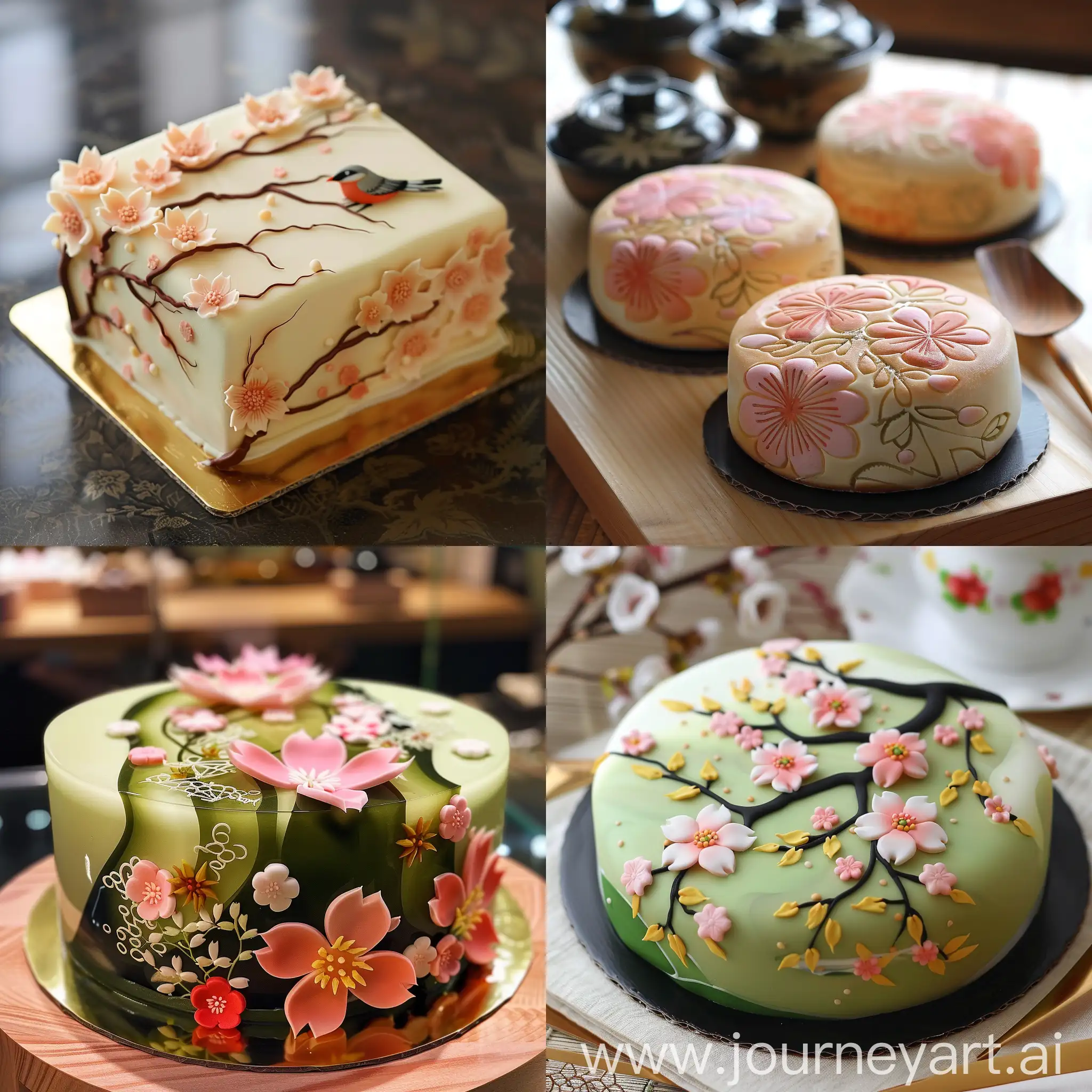 JapaneseStyle-Cake-Decorating-with-Vibrant-Colors-and-Intricate-Designs