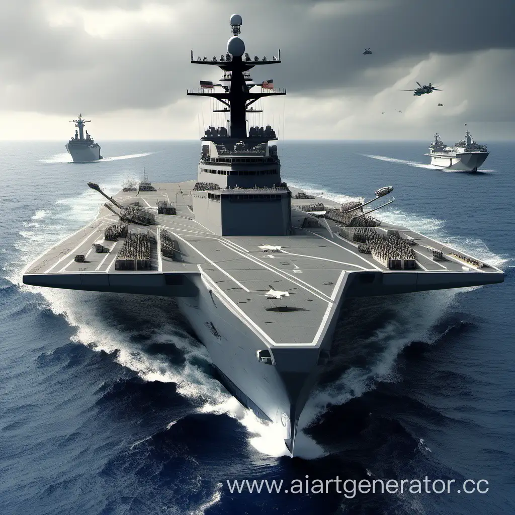 Futuristic-Military-Ship-in-Full-Power-2024-Defense-Technology