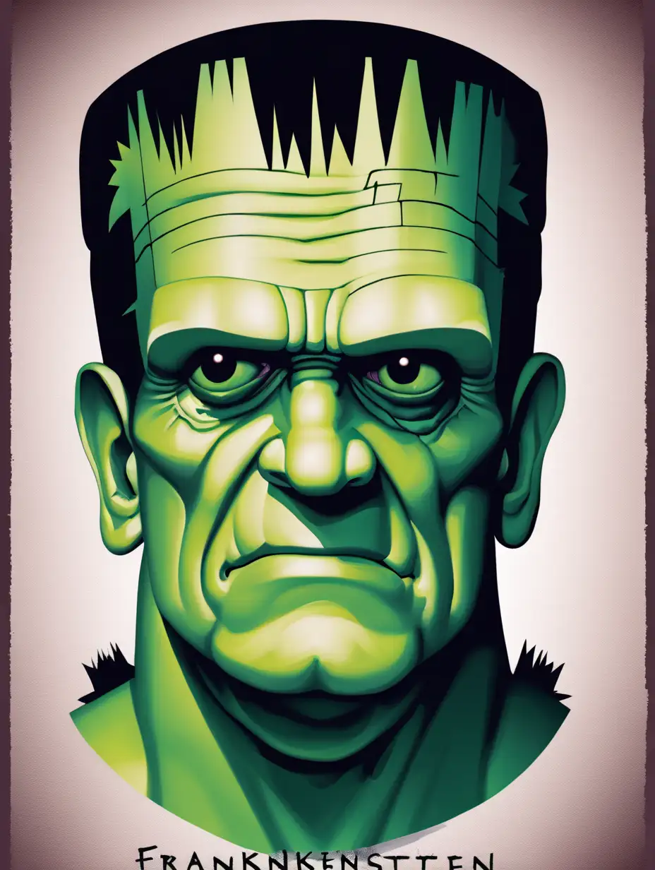 Mysterious Frankenstein Monster in Moonlit Laboratory | MUSE AI