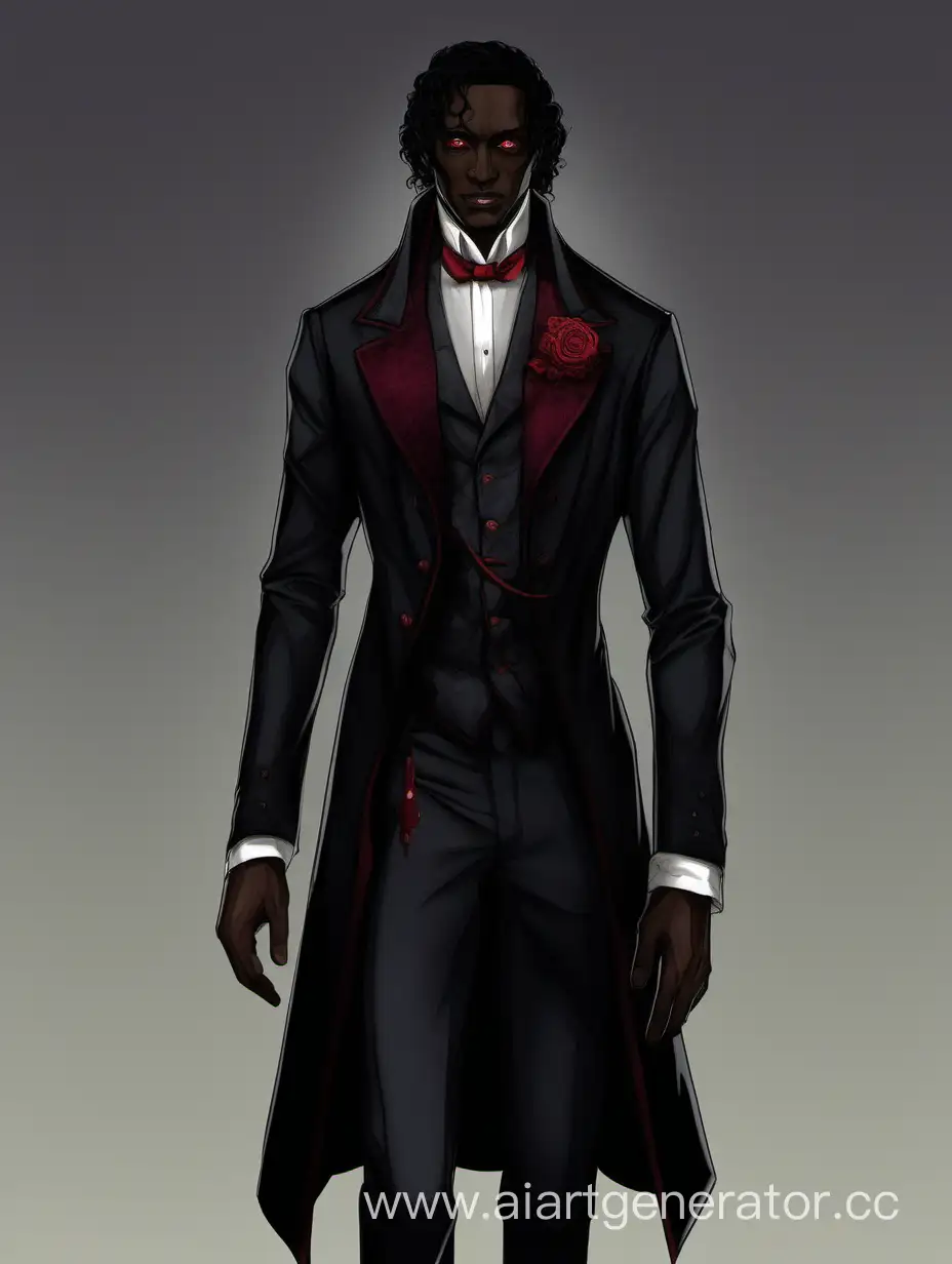 Elegant-Figure-in-Dark-Gray-Frock-Coat-with-Ruby-Eyes