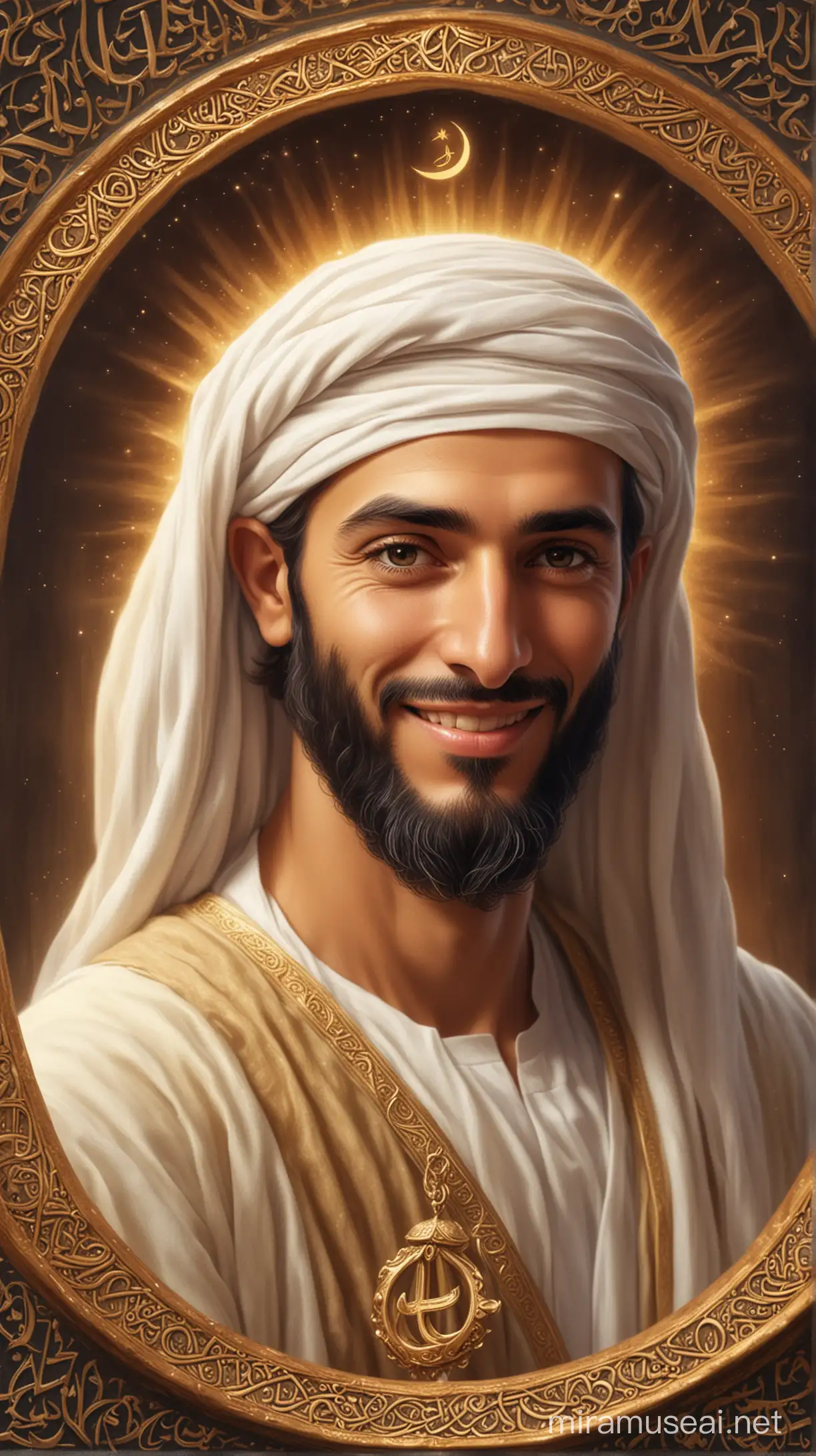 Prophet Muhammad Peace Be Upon Him Portrait Warmth and Compassion
