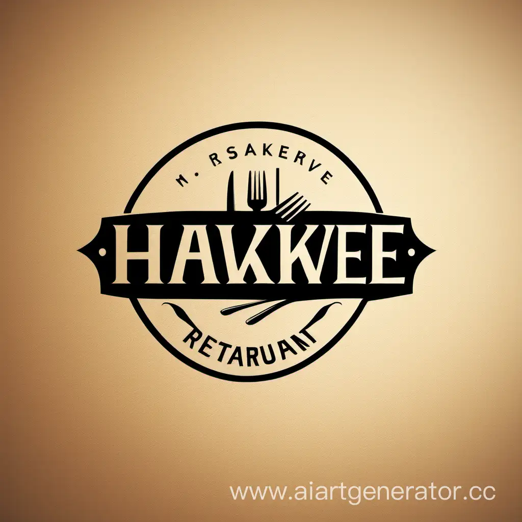 создай мне логотип ресторана в современном стиле, под названием "Hawkeye"

