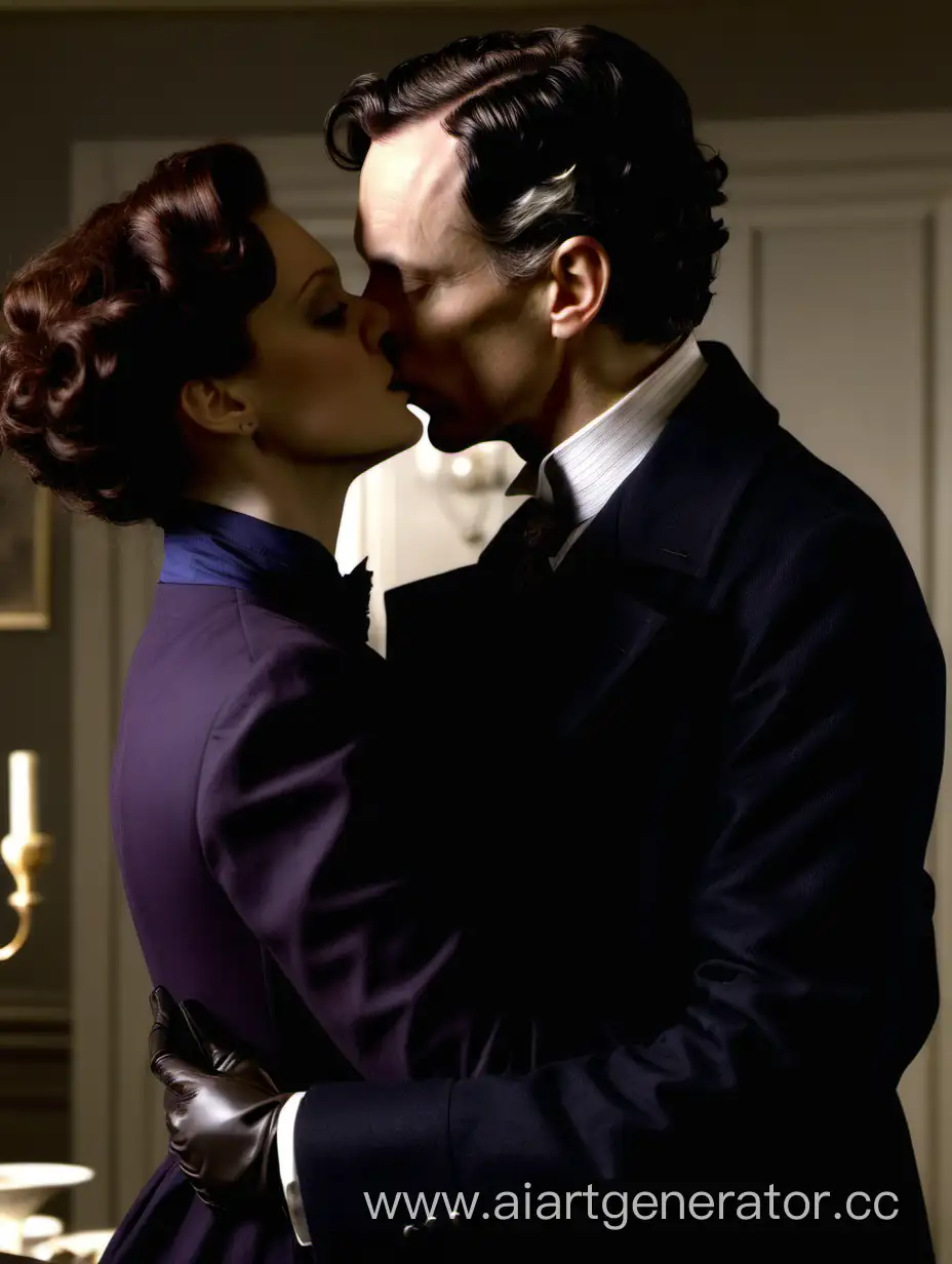 Modern-Romance-Irene-Adlers-Passionate-Kiss-with-Sherlock-Holmes-in-the-21st-Century