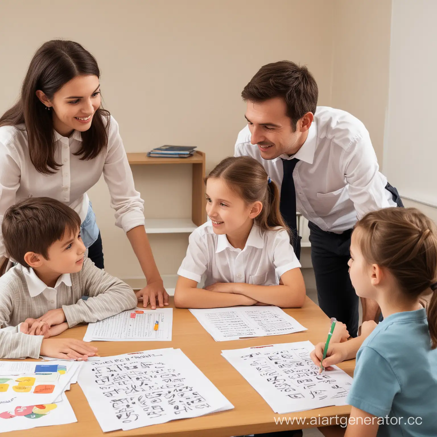 English-Tutor-Teaching-Kids-in-a-Colorful-Classroom