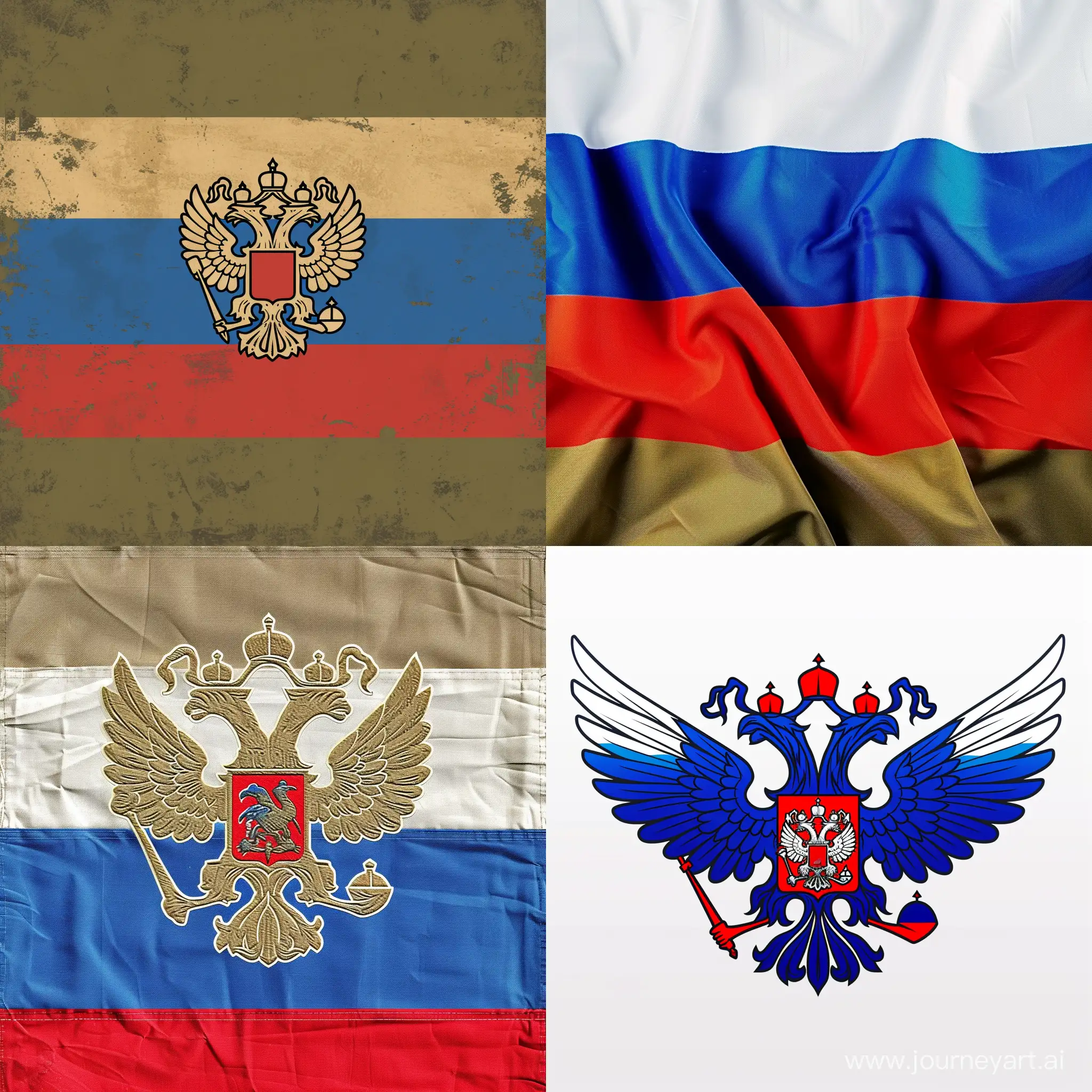 флаг россии, логотип для военного сайта