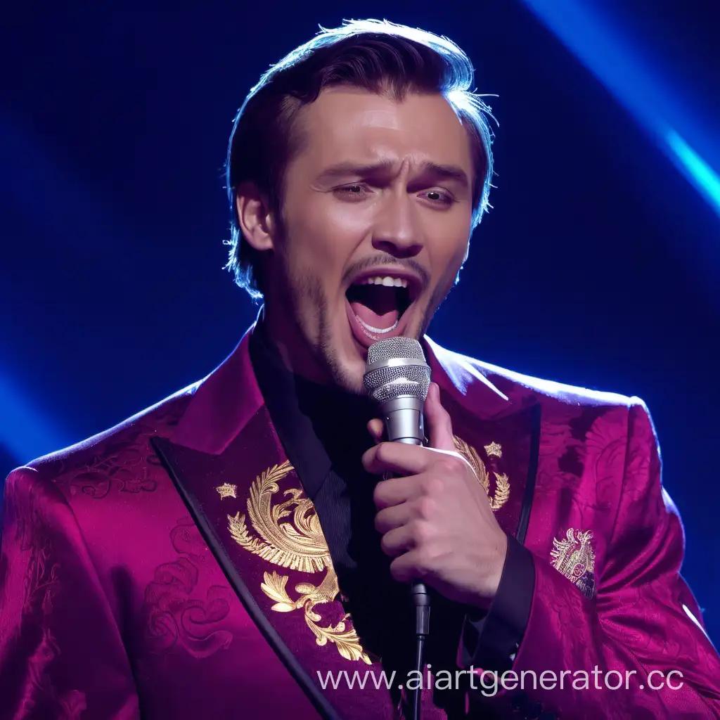 Handsome-Man-Singing-Russian-Melodies-on-Planet-Earth