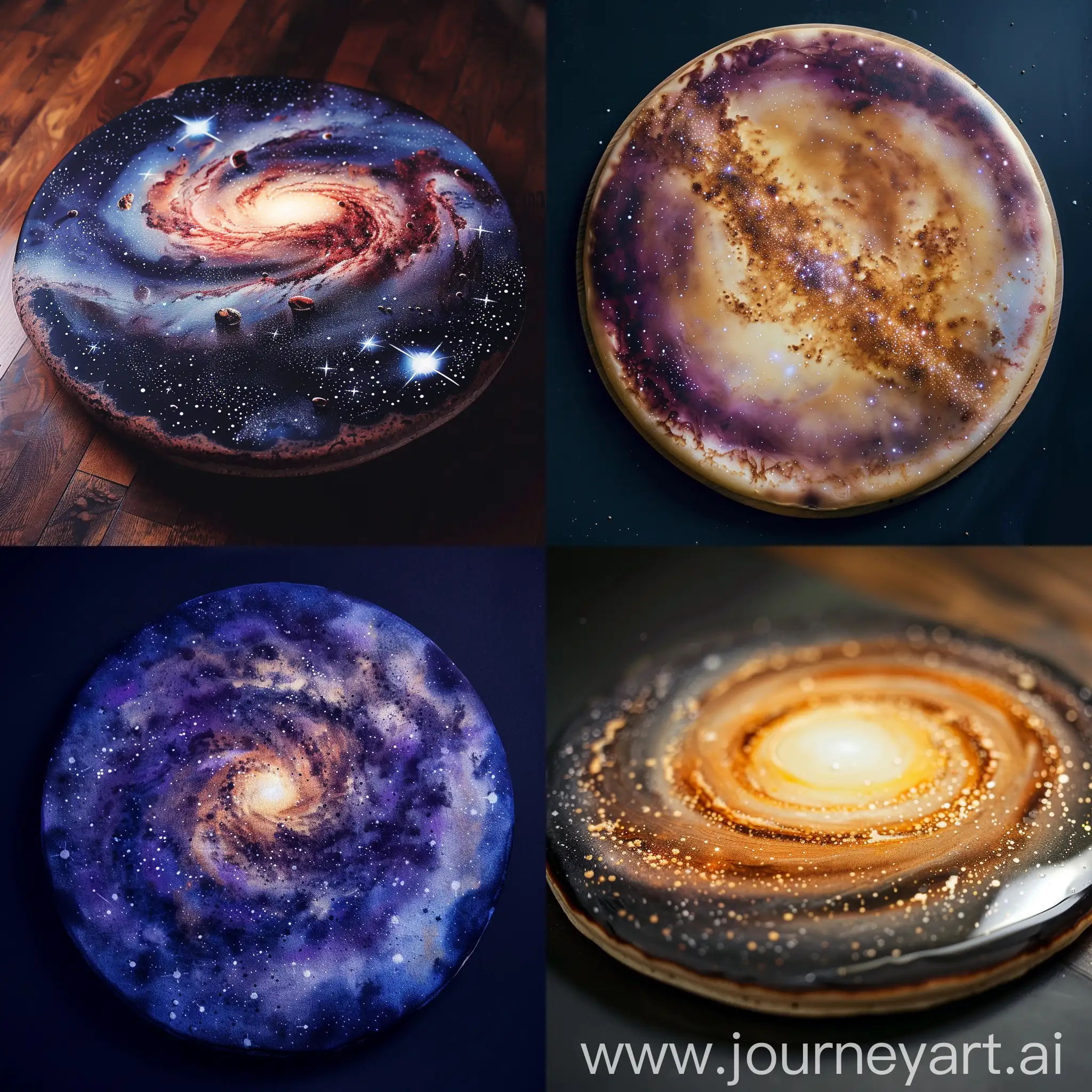 galaxy look like a pancake
 