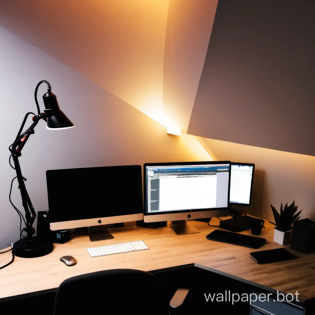 angular developer, workspace, lighting setup