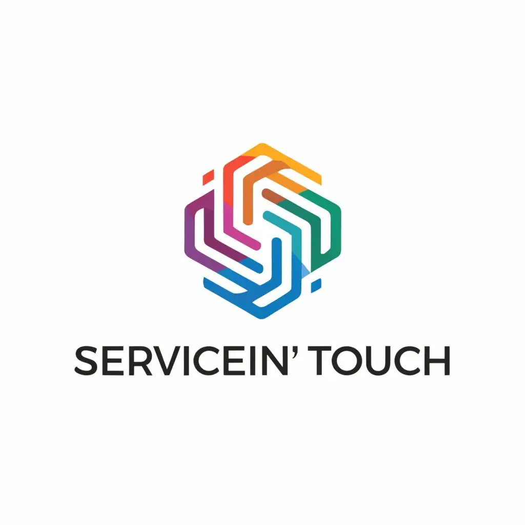 a logo design,with the text "serviceintouch", main symbol:Anything,Moderate,clear background