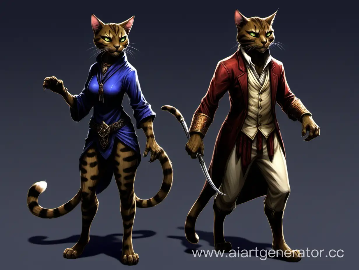 Graceful-Catfolk-Couple-with-Mystical-Auras