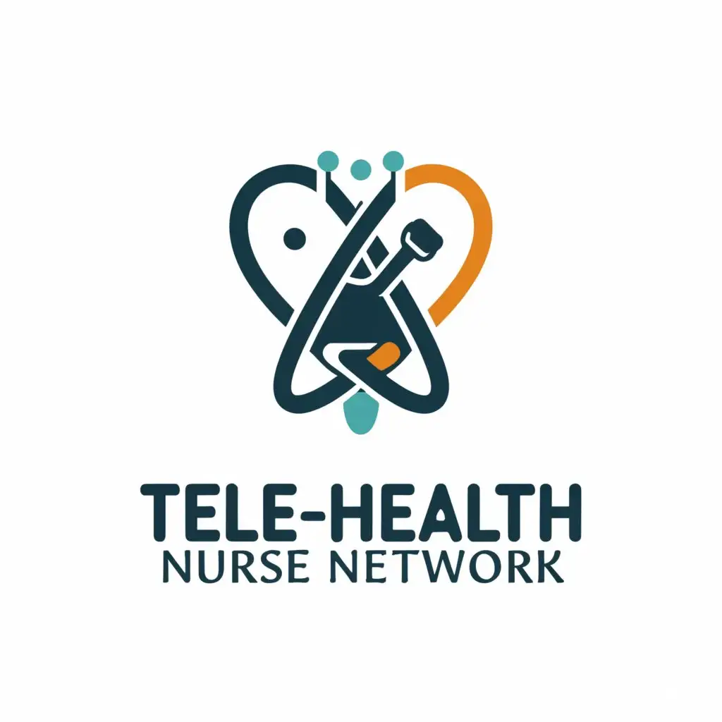 a logo design,with the text "Telehealth Nurse Network", main symbol:NEED this logo includes telehealth triage icon,Moderate,clear background