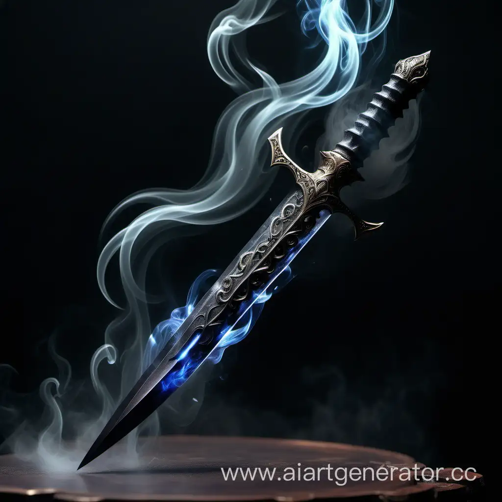 Dark-Magical-Dagger-with-Shadow-Energy-and-Smoke-Effect