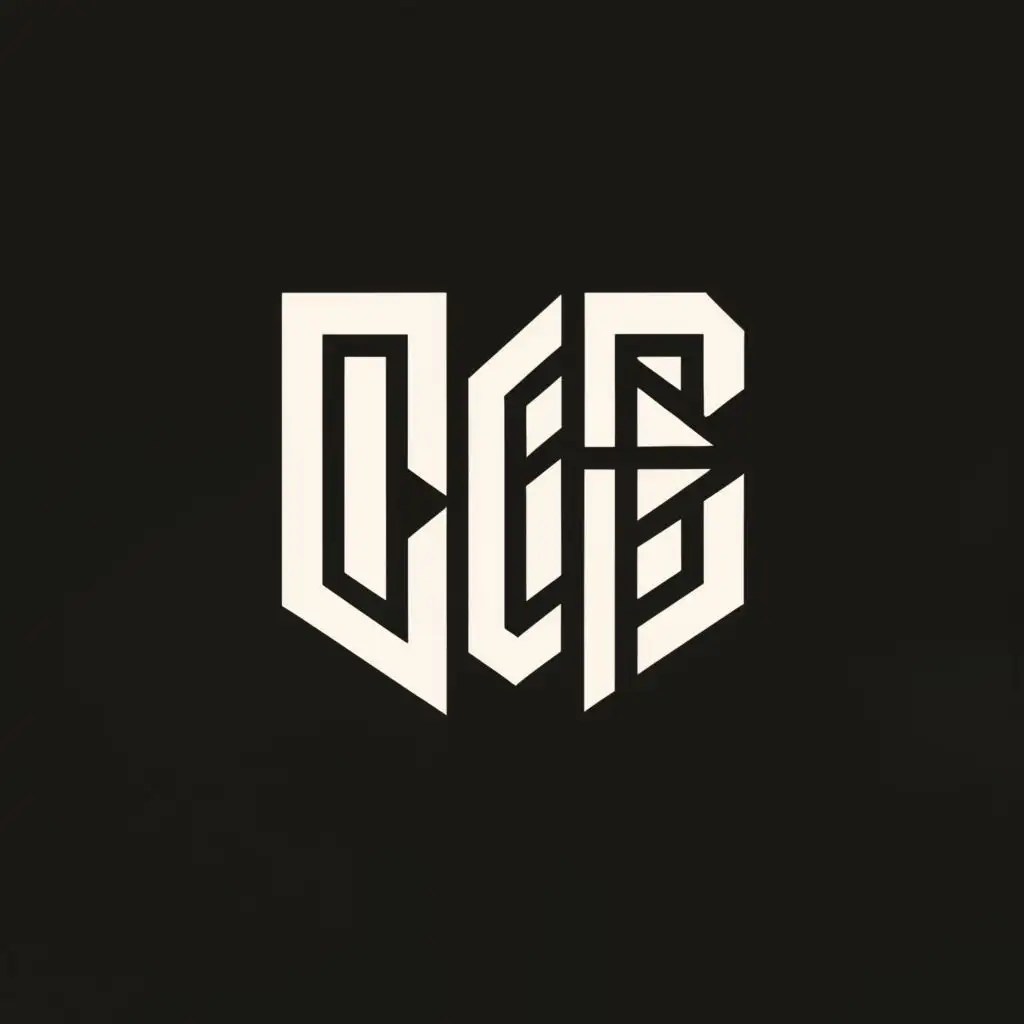 logo, minimalistic style logo, black and white style, rust game style, with nickname "pce", with the text "pce", typography