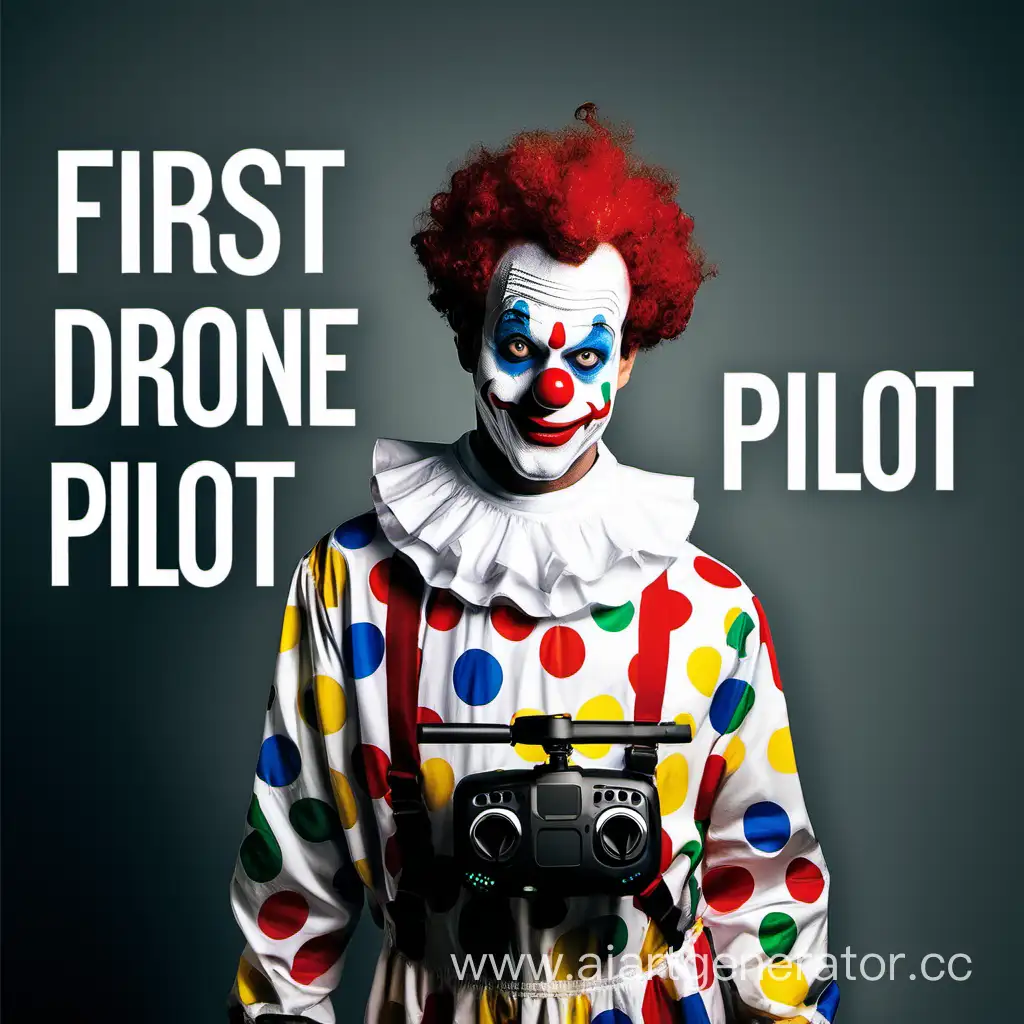 Colorful-Clown-Sprayer-First-Drone-Pilot-Celebration