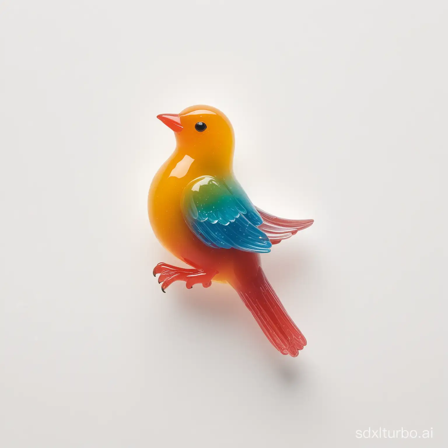 Vibrant-Gummy-Bird-Photography-Juicy-Colors-on-Pure-White-Background