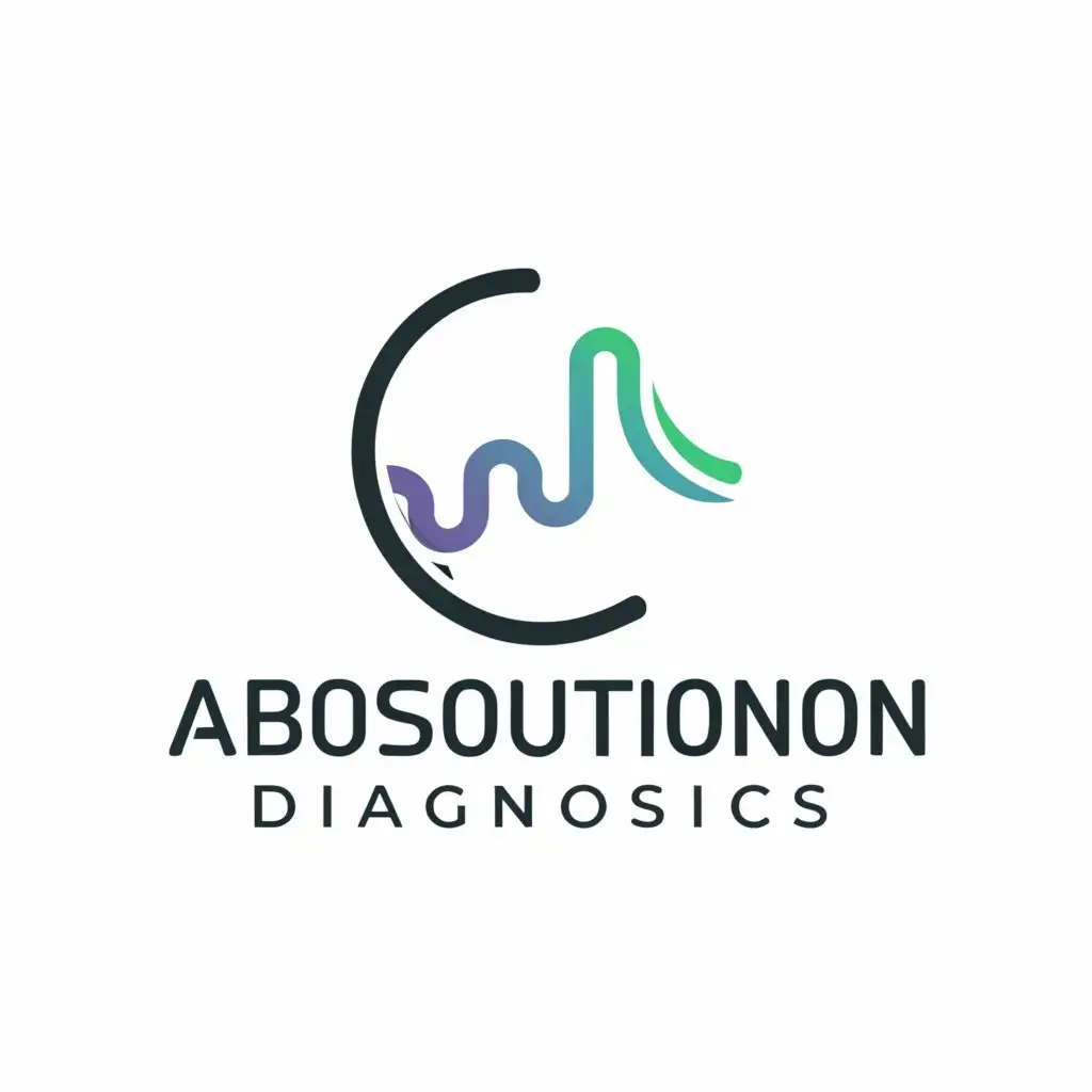 a logo design,with the text "Absolutiondiagnostics", main symbol:Waveform,Moderate,be used in Automotive industry,clear background