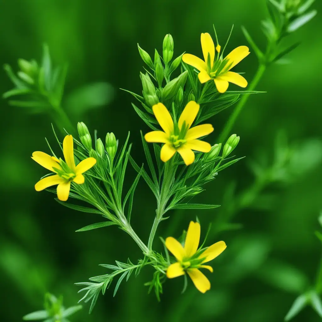 mexican tarragon herb with yellow flowers



