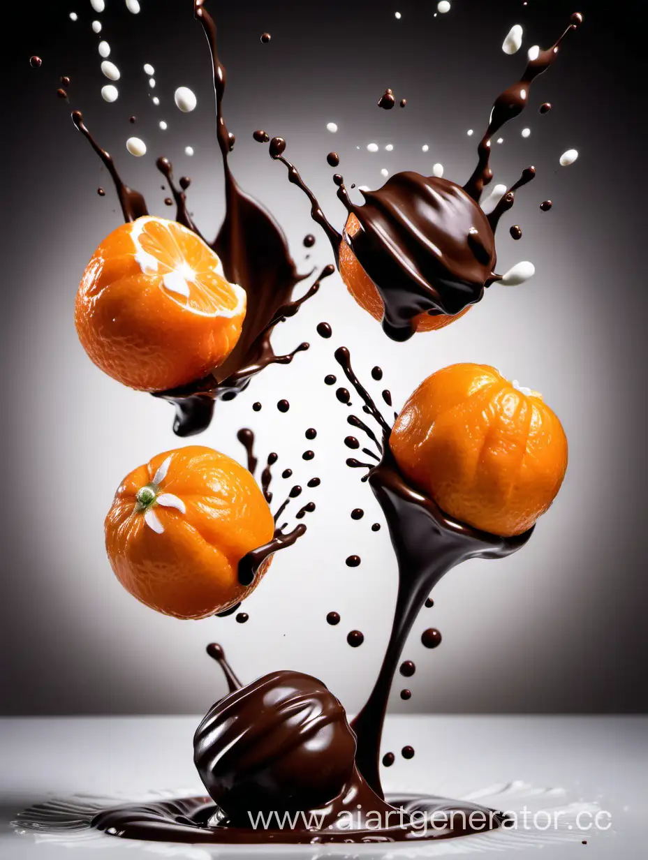 Dynamic-Mandarin-Collision-with-Dark-Chocolate-and-White-Milk-Splash