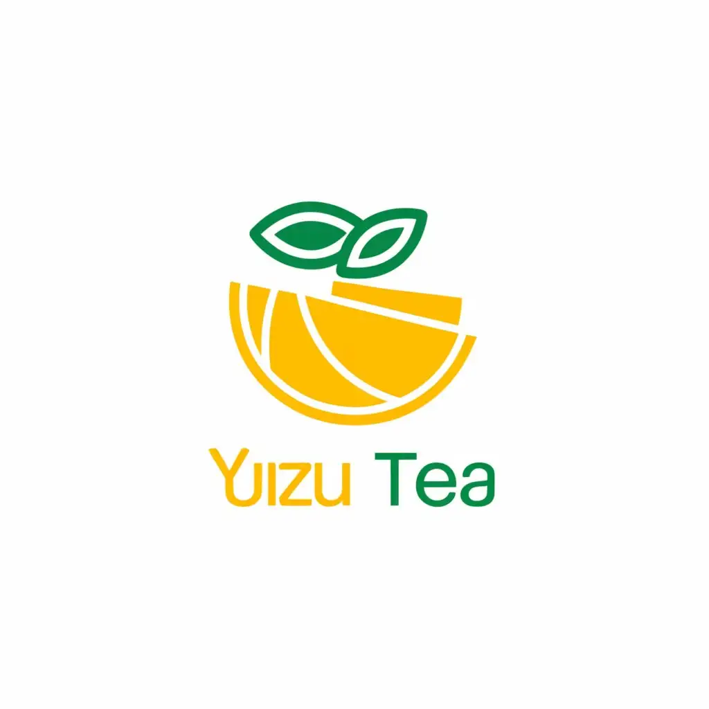 LOGO-Design-For-Yuzu-Tea-Refreshing-ZeroCalorie-Elegance-on-a-Clear-Background