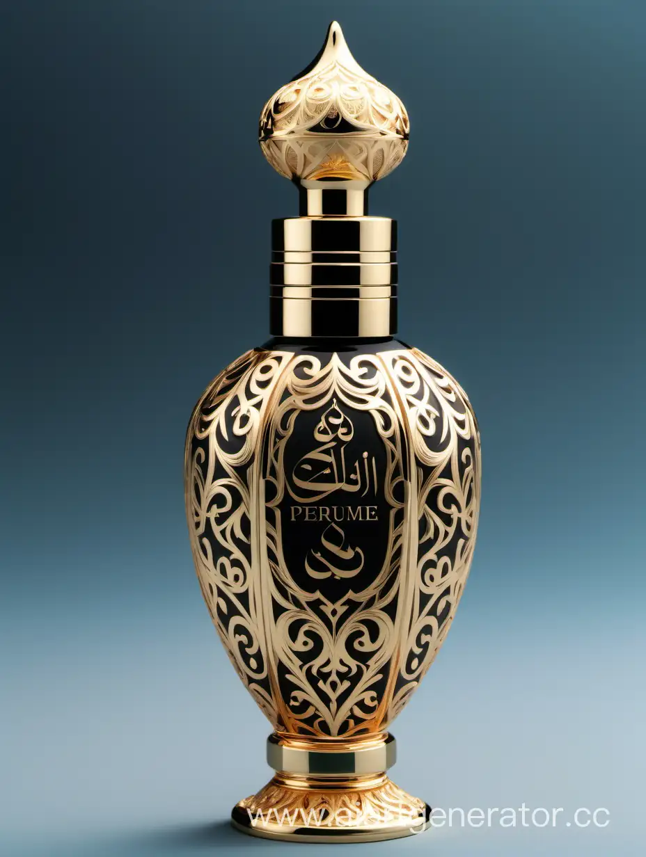 Exquisite-Luxury-Perfume-with-Elaborate-Arabic-Calligraphic-Ornamentation