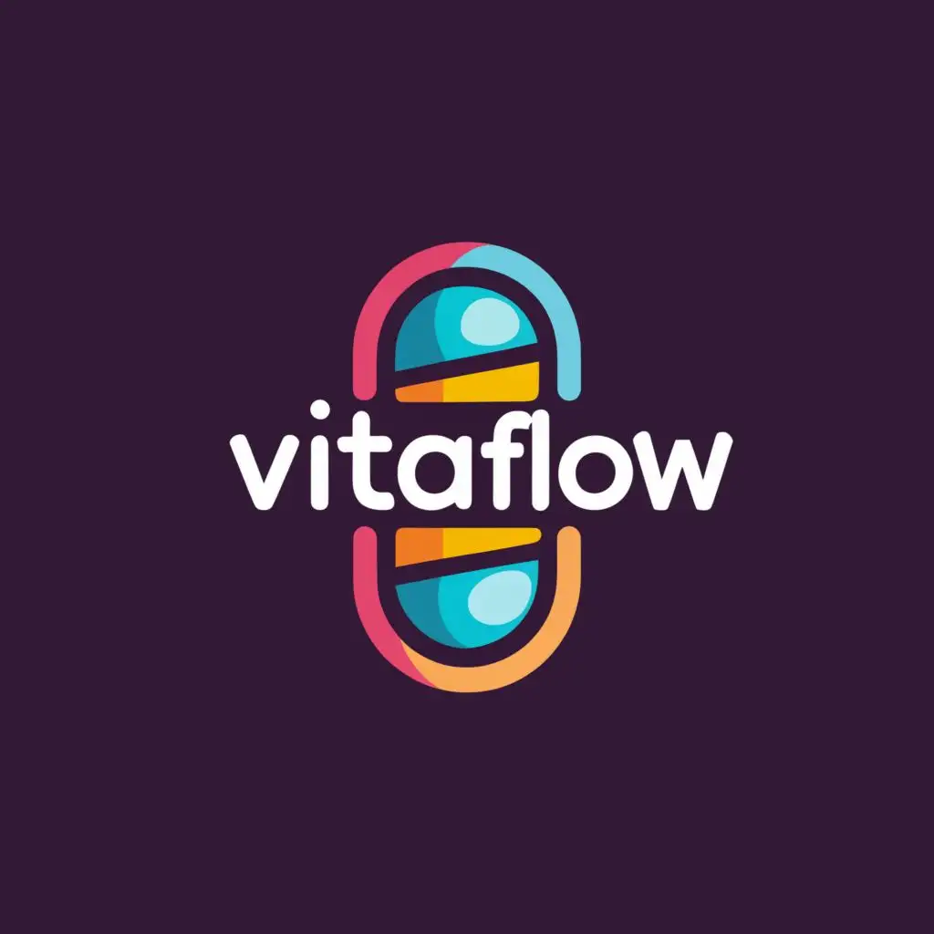 a logo design,with the text "VITAFLOW", main symbol:VITAMIN shots,Moderate,be used in Beauty Spa industry,clear background