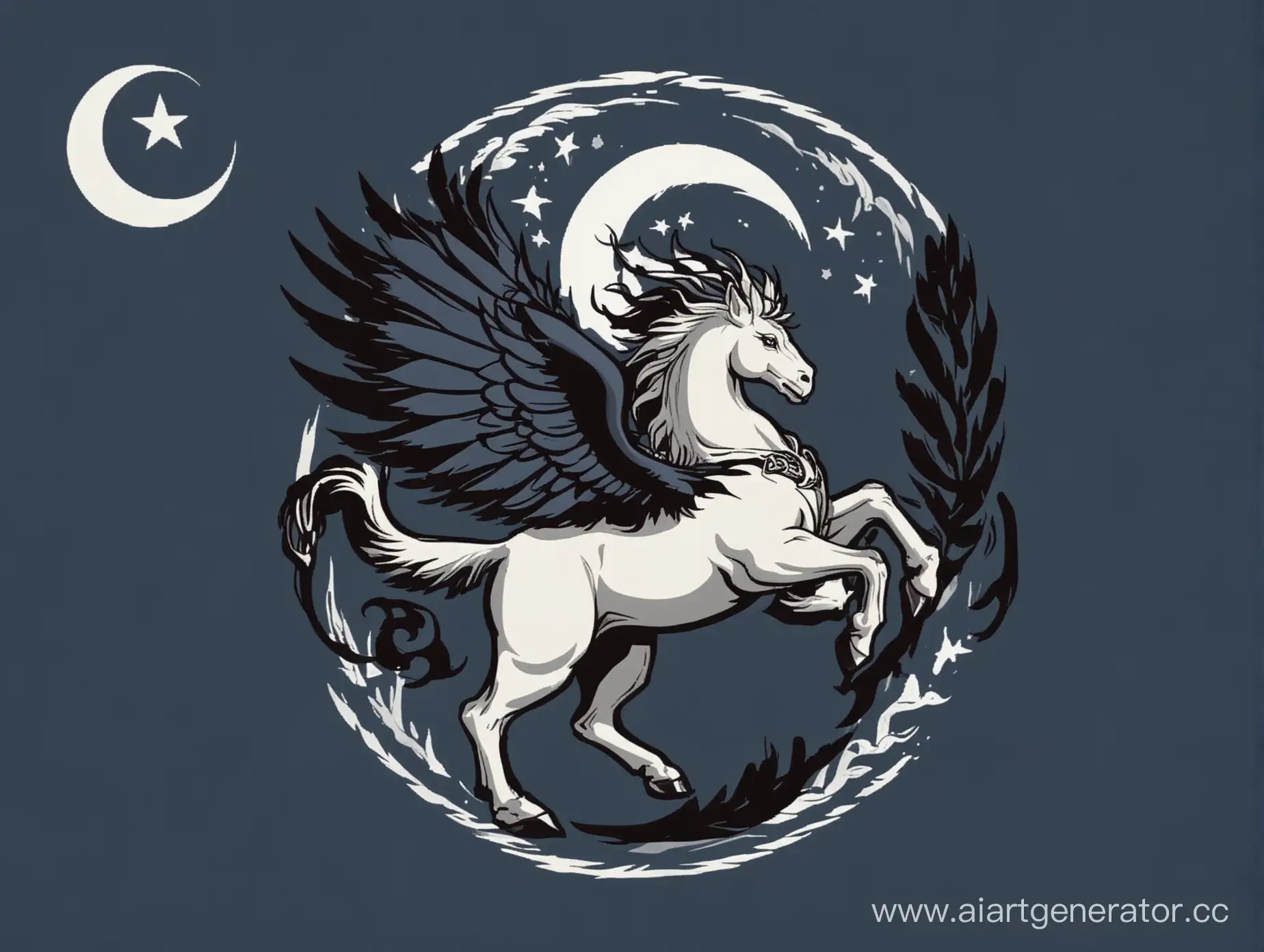 State-of-Hippogriffs-Flag-Lunar-Empire-Protectorate-in-Moonlight