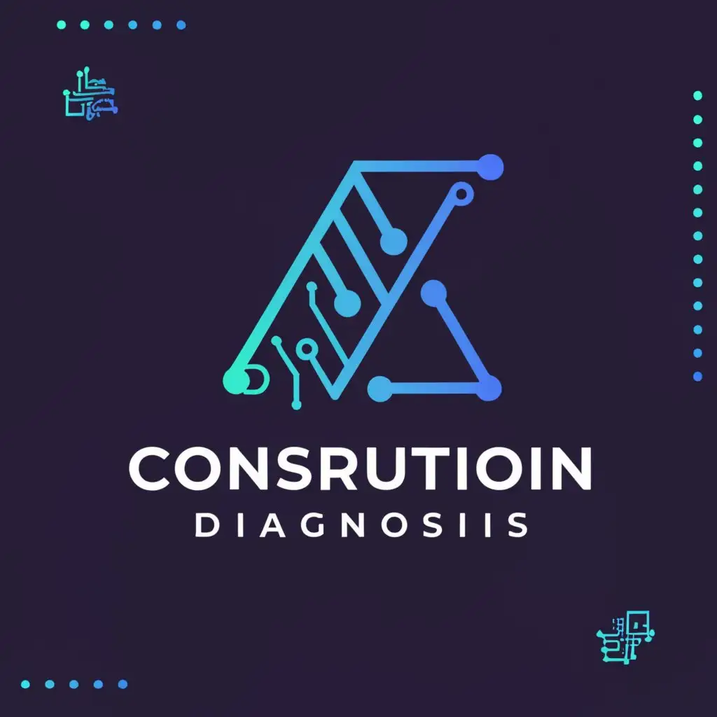 LOGO-Design-For-Construction-Diagnosis-Futuristic-AI-Symbol-for-Tech-Industry