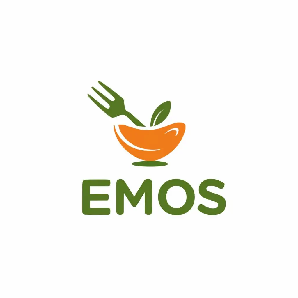 logo, meal, with the text "EMOS", typography, be used in Medical Dental industry