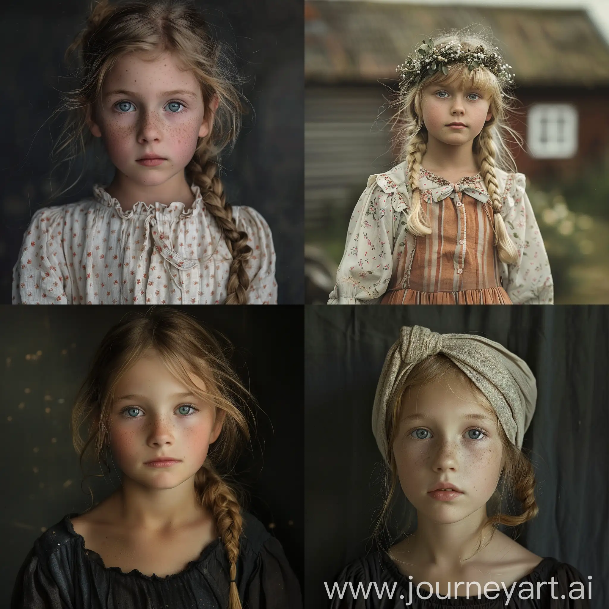 Young-Danish-Girl-in-Traditional-Attire