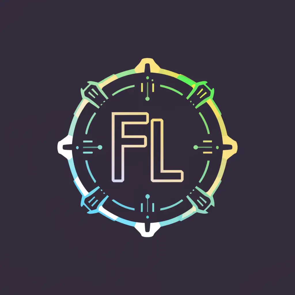 LOGO-Design-For-FL-Futuristic-Spaceship-Emblem-Inspired-by-Warframe-Style