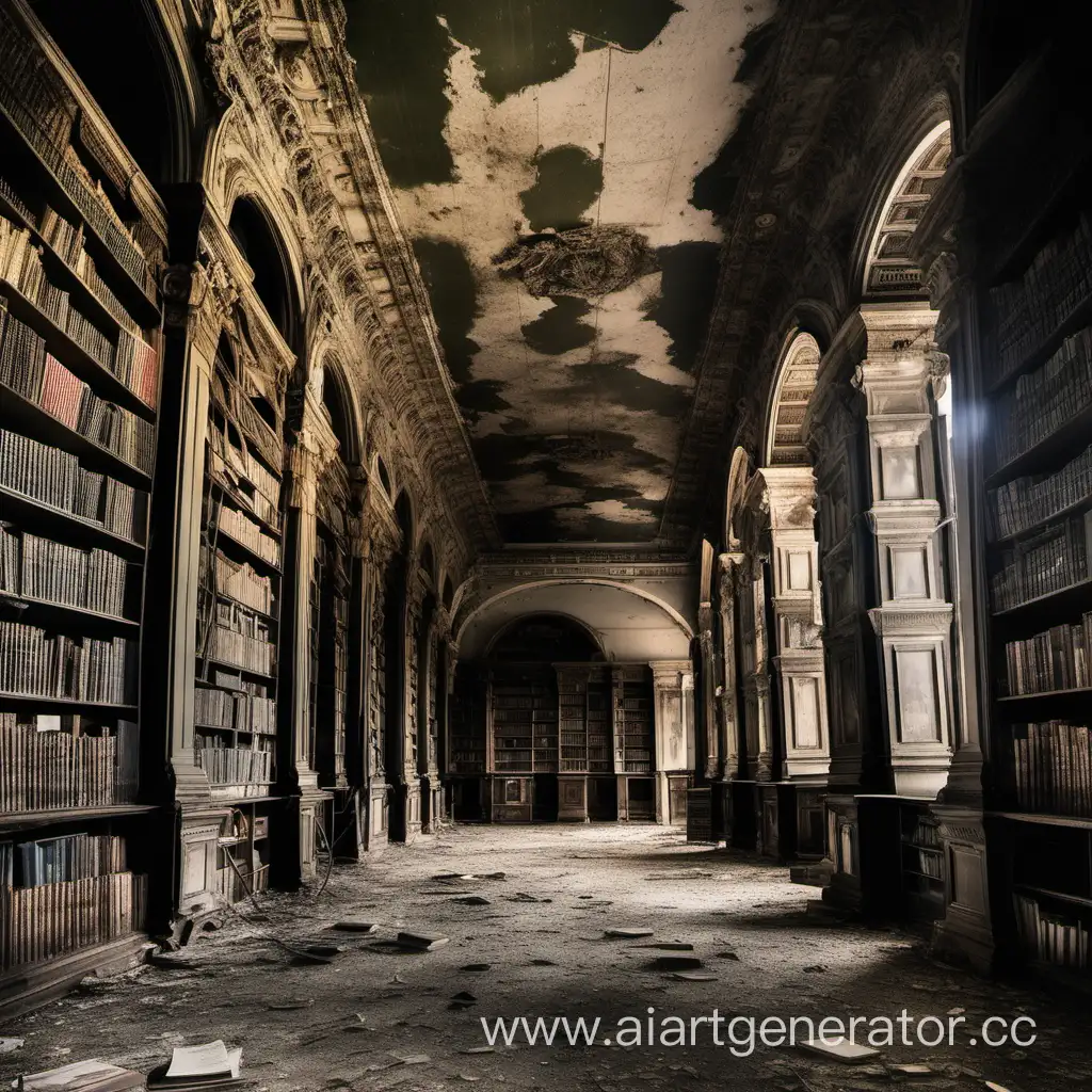 Desolate-Library-of-Forgotten-Wisdom-Remnants-of-War