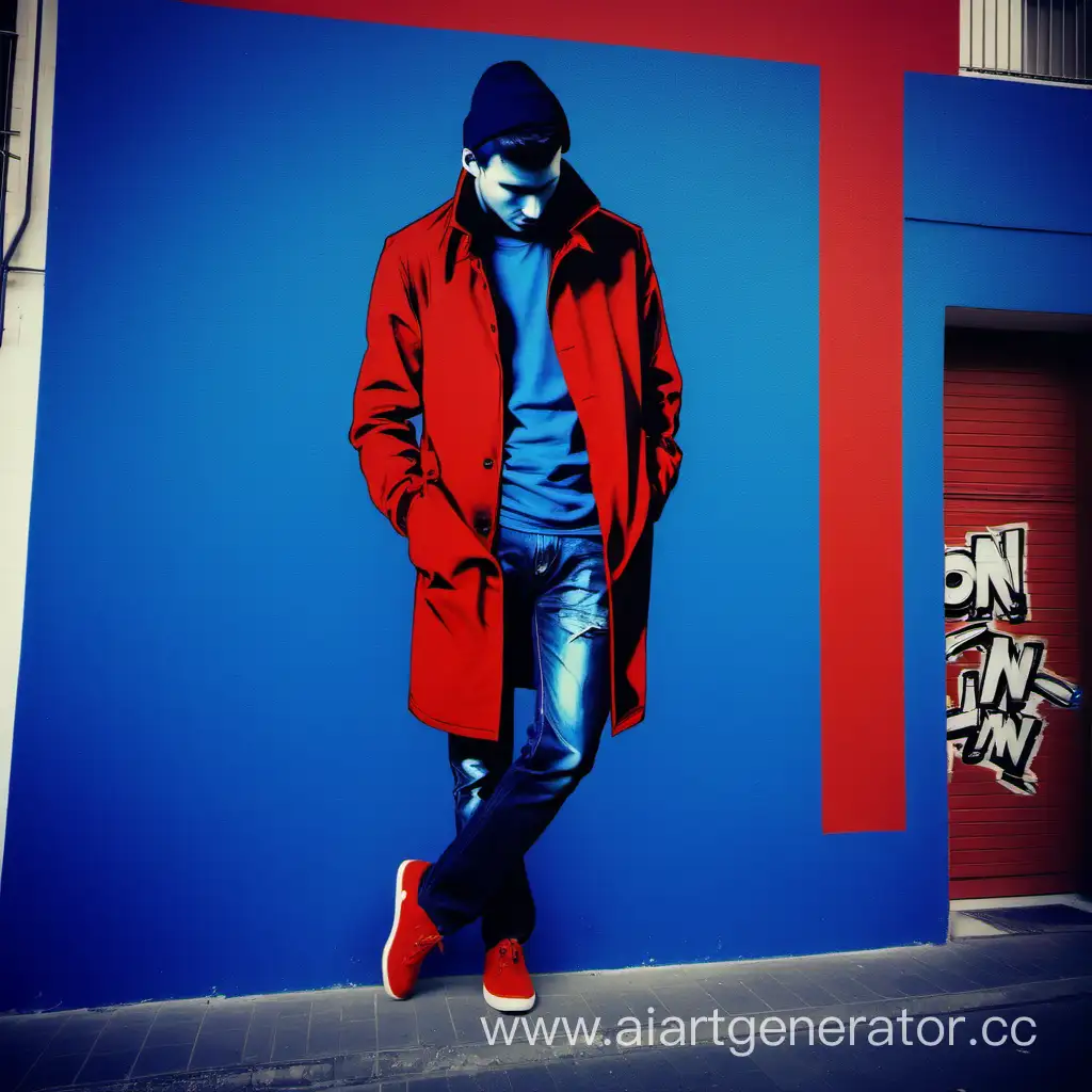 On My Mind , man, style grafity ,red, blue