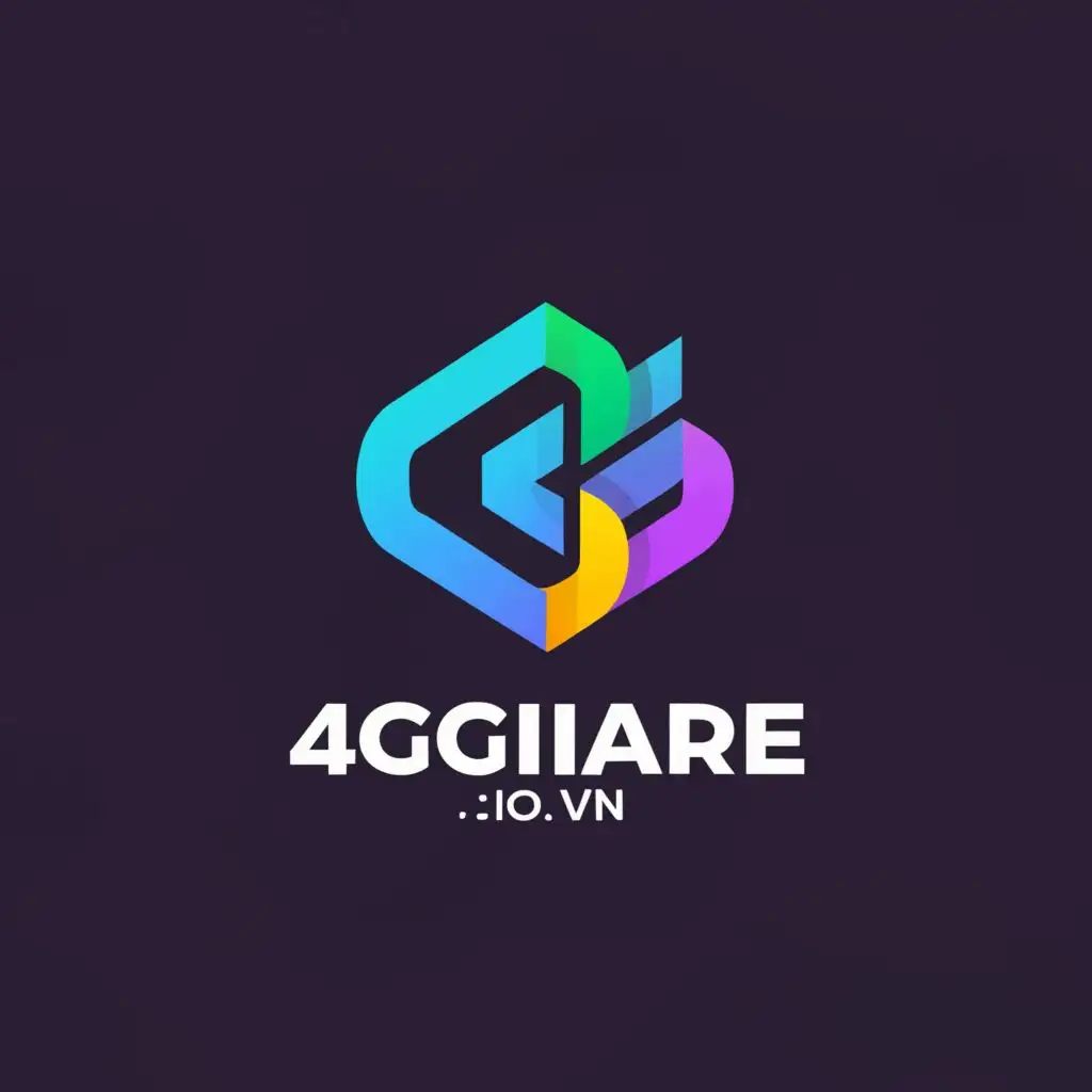 a logo design,with the text "4ggiare.io.vn", main symbol:4ggiare.io.vn,Moderate,be used in Internet industry,clear background