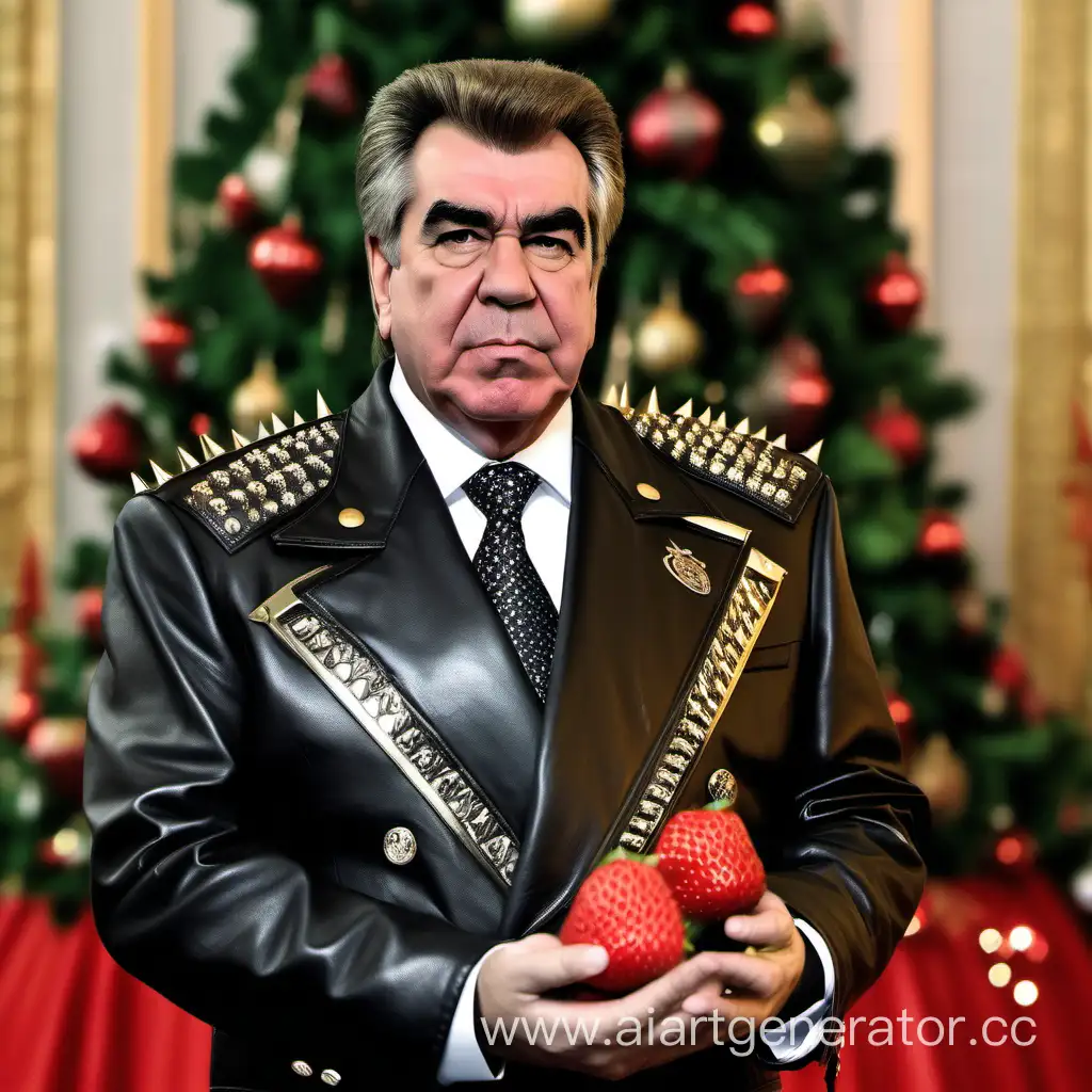 President-Rahmons-PunkInspired-Christmas-Celebration-with-Strawberries