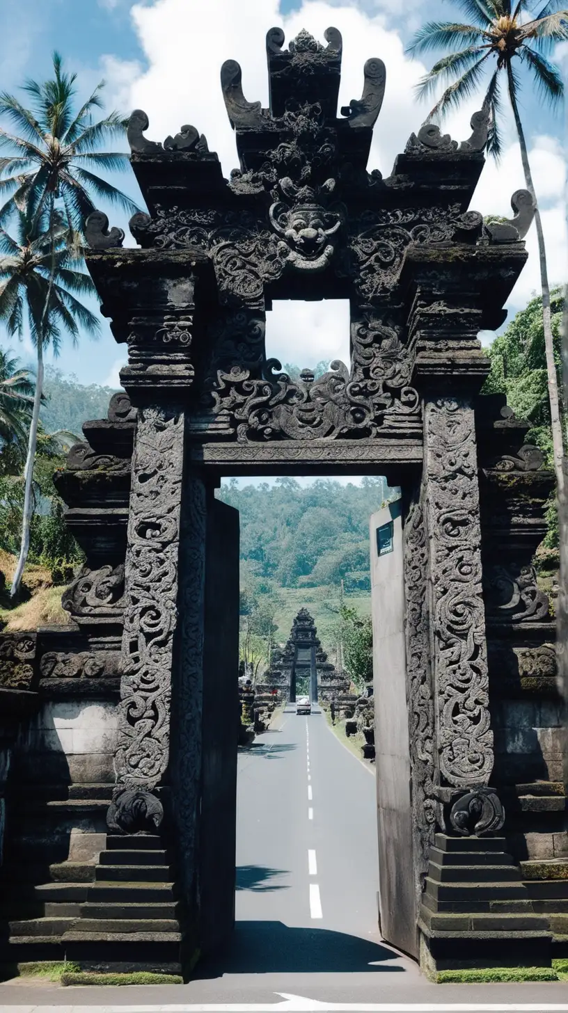 Majestic Handara Gate in Bali Surrounded by Tropical Beauty