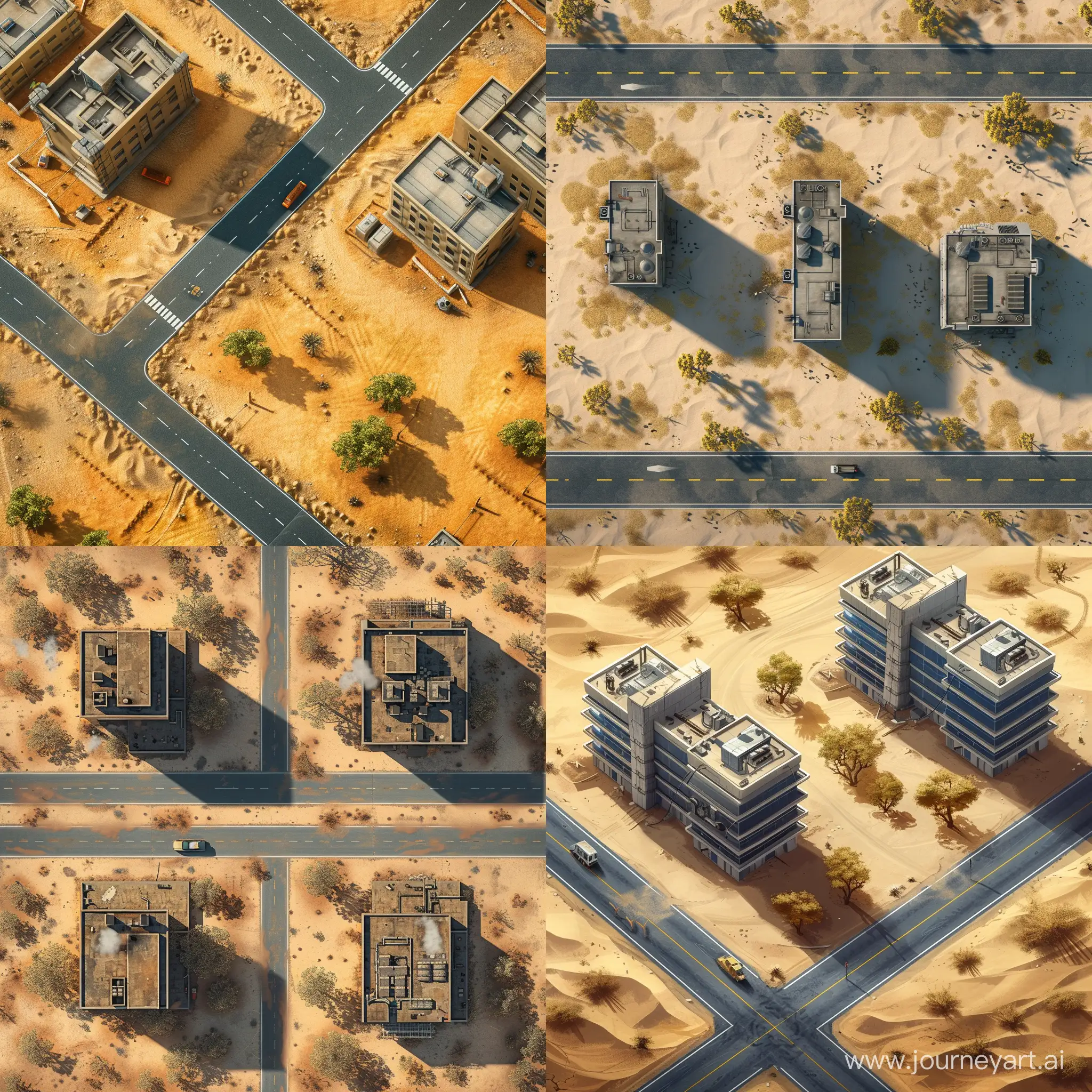 Industrial-Board-Game-in-Rare-Desert-Landscape