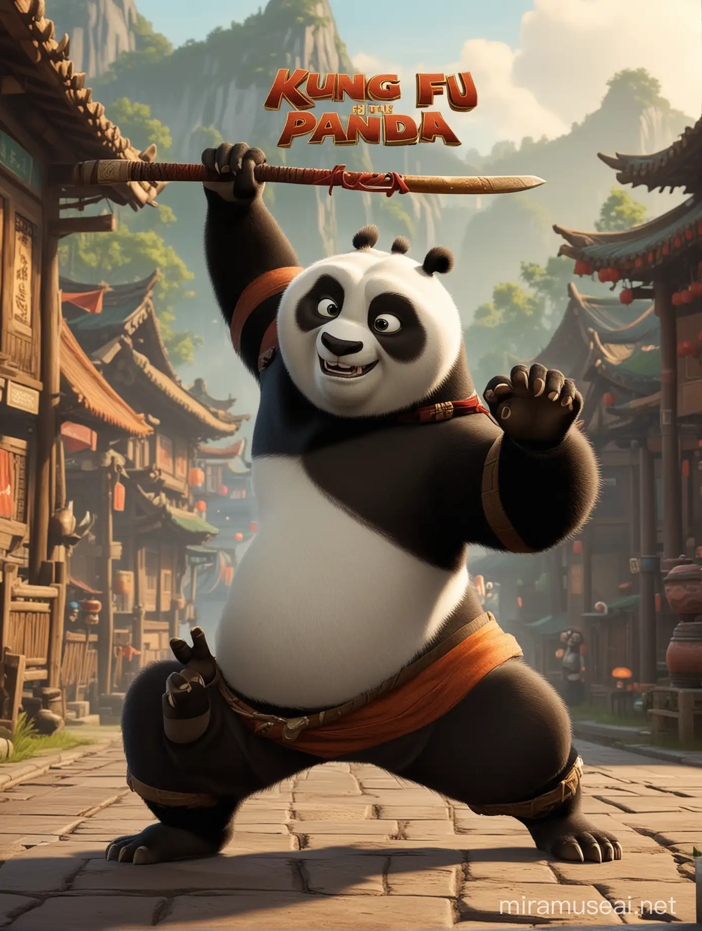 kung fu panda but with a law theme
