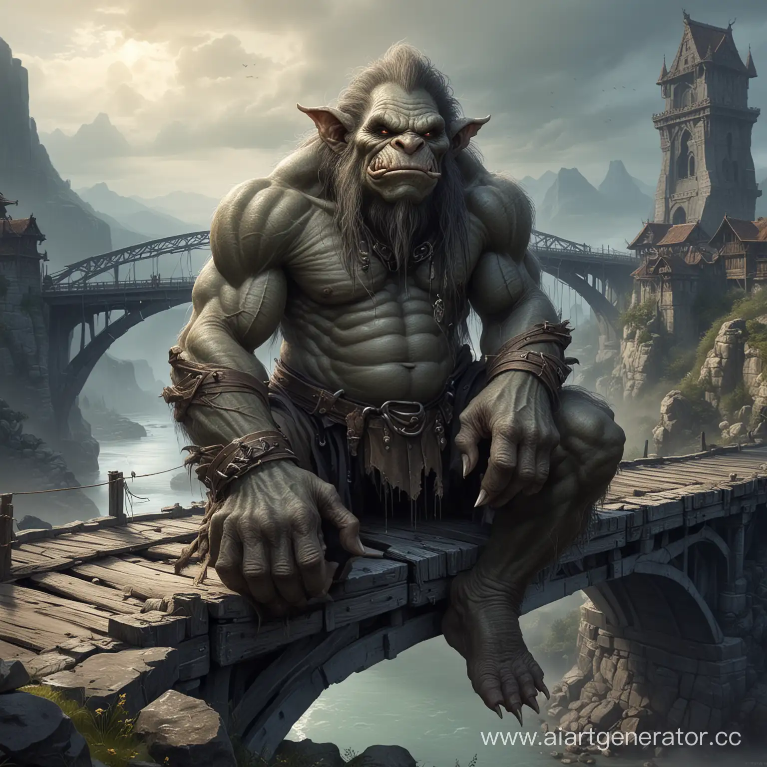 Enormous-Malevolent-Troll-Guarding-Mystic-Bridge-in-Fantasy-Landscape