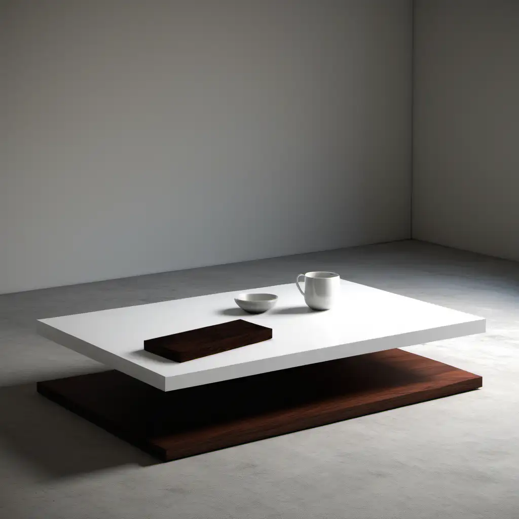 Contemporary Coffee Table Design with Minimalist Aesthetic