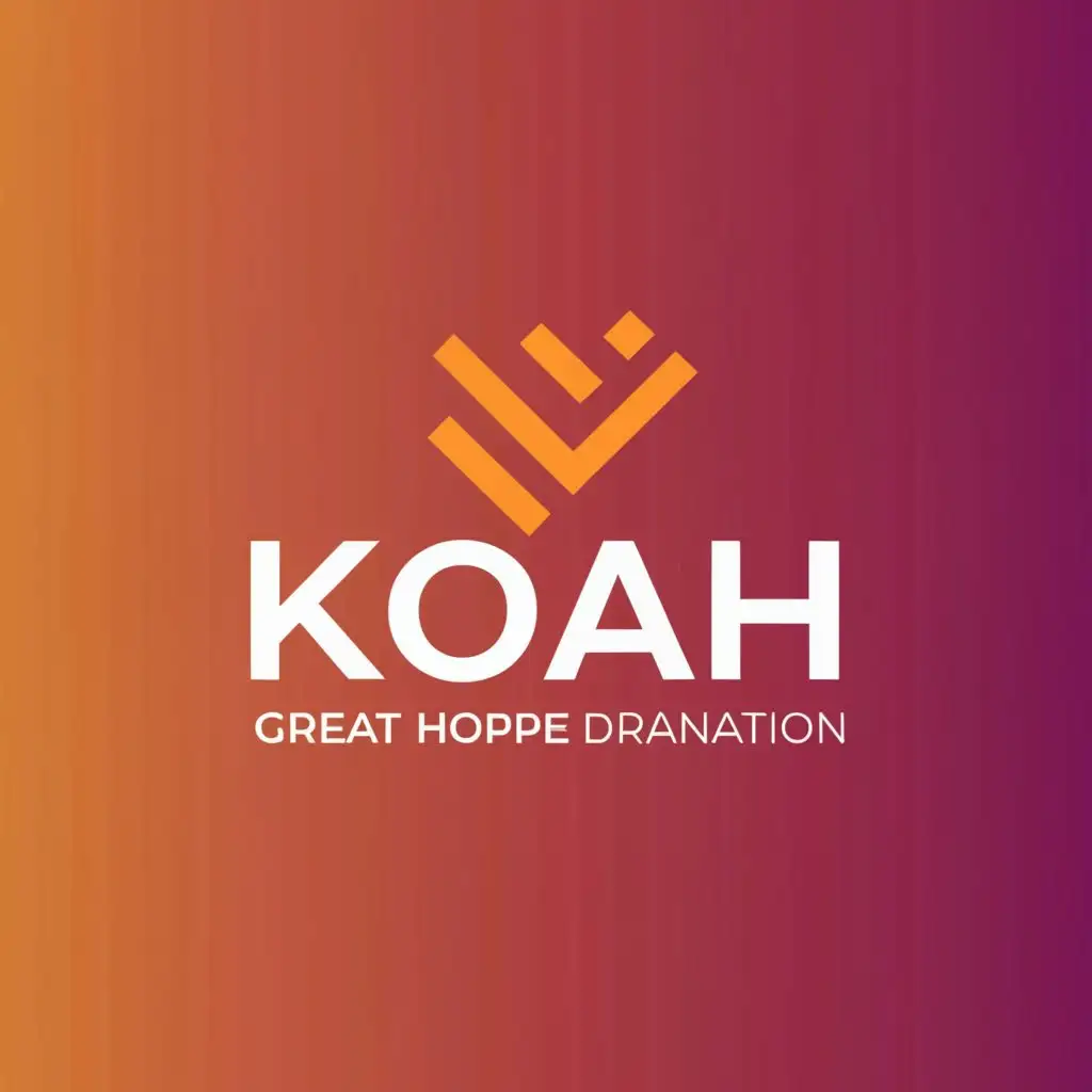 a logo design,with the text "Korah Great Hope Charity Organization", main symbol:KGHC,Moderate,be used in Nonprofit industry,clear background
