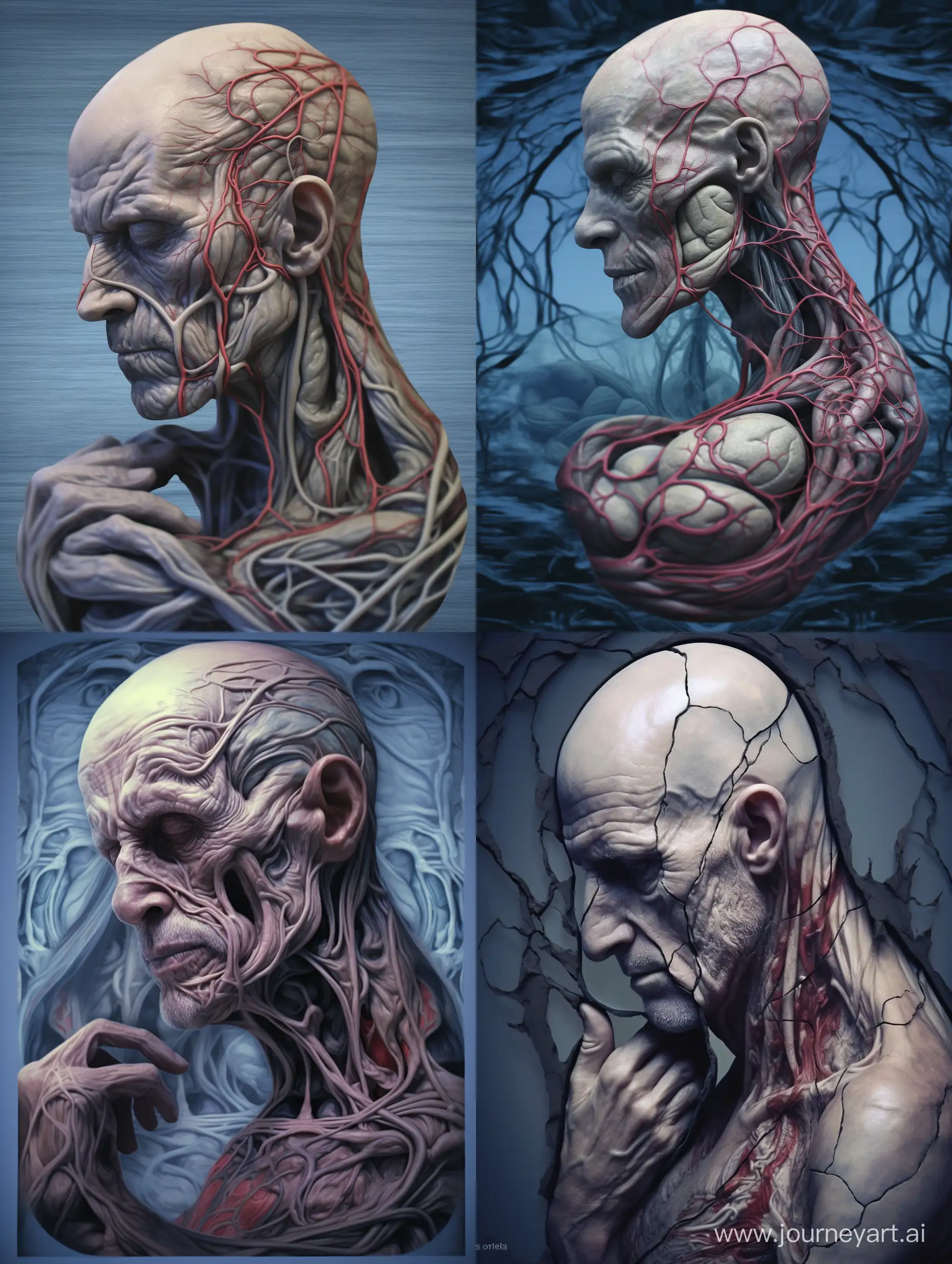 Detailed-Anatomical-Exploration-Human-Body-Muscles-in-Broken-Mirror-Reflection
