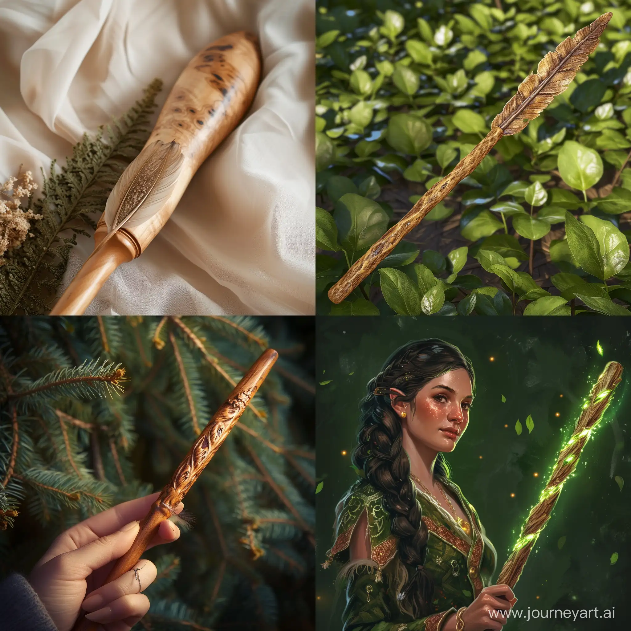 Nerria-Verxias-Magical-Wand-Evergreen-Cedar-and-Hippogriff-Feather-Core